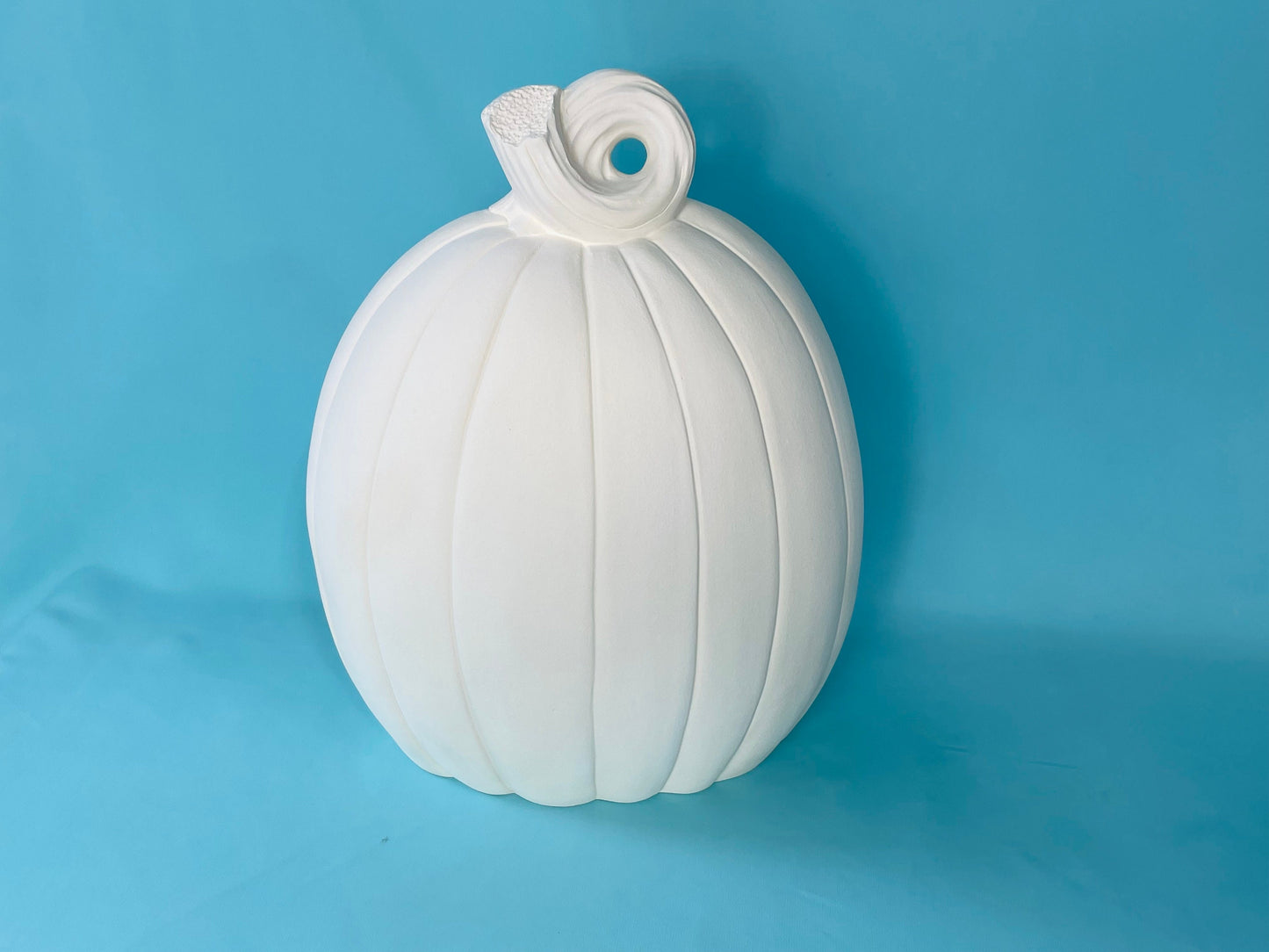 Slim Bisque Pumpkin | DIY Fall Craft | Ready To Paint | Ready To Glaze