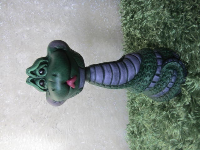 Ready to paint Bobble Head Snake - DIY Ceramics - Painting Project - Kids Project - Painting Party - Bobblehead snake - Valentines gift