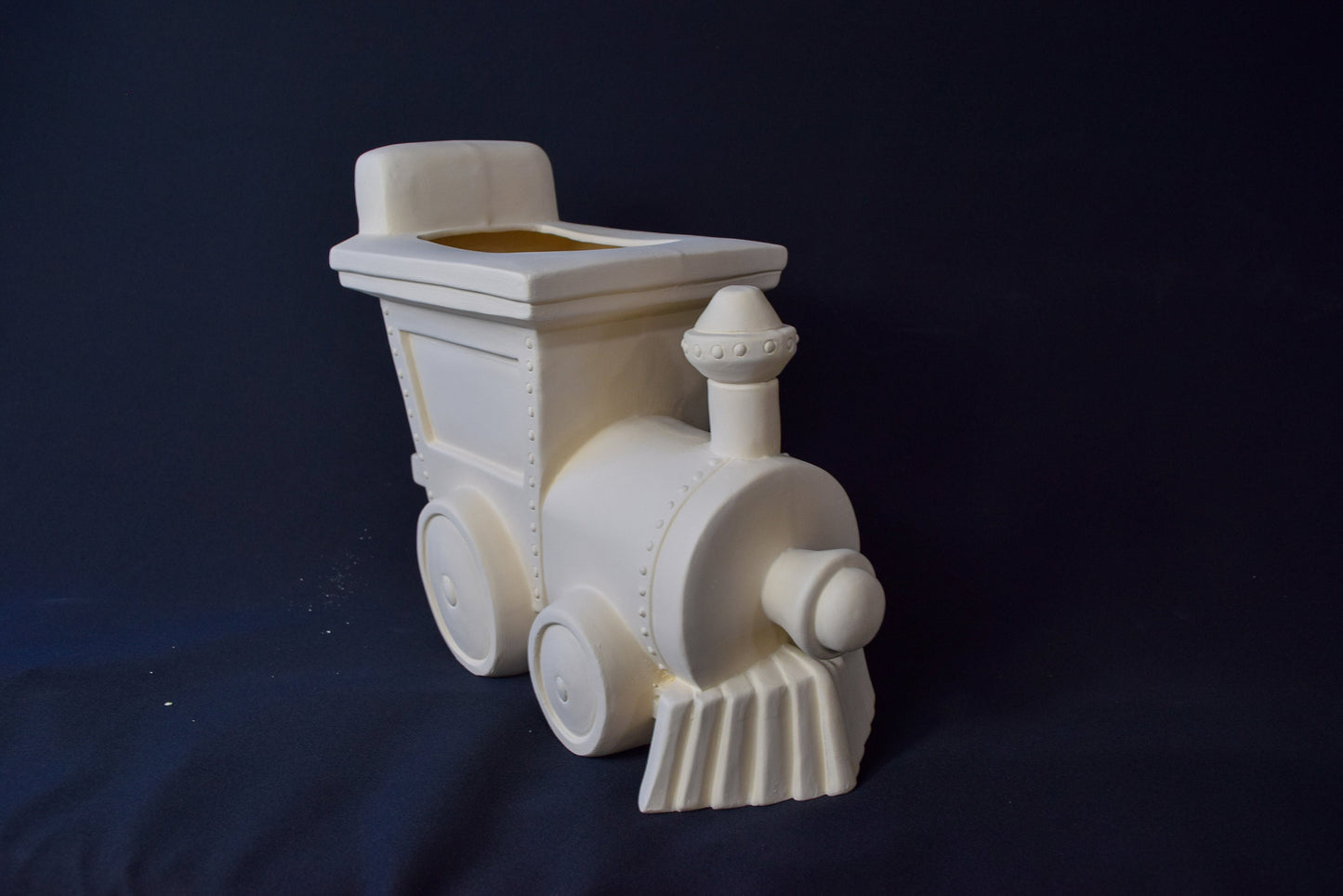 Bisque Train Set | Paint Your Own | Paint Party | Do It Yourself | Vintage Toy Train Ceramic Set | Unpainted Ceramics