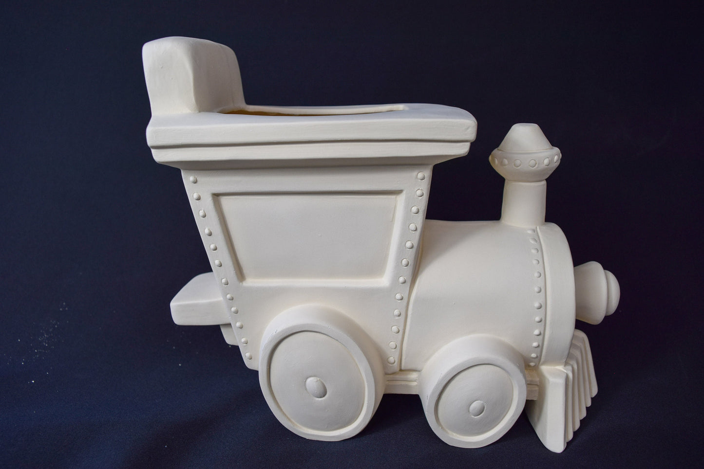 Bisque Train Set | Paint Your Own | Paint Party | Do It Yourself | Vintage Toy Train Ceramic Set | Unpainted Ceramics