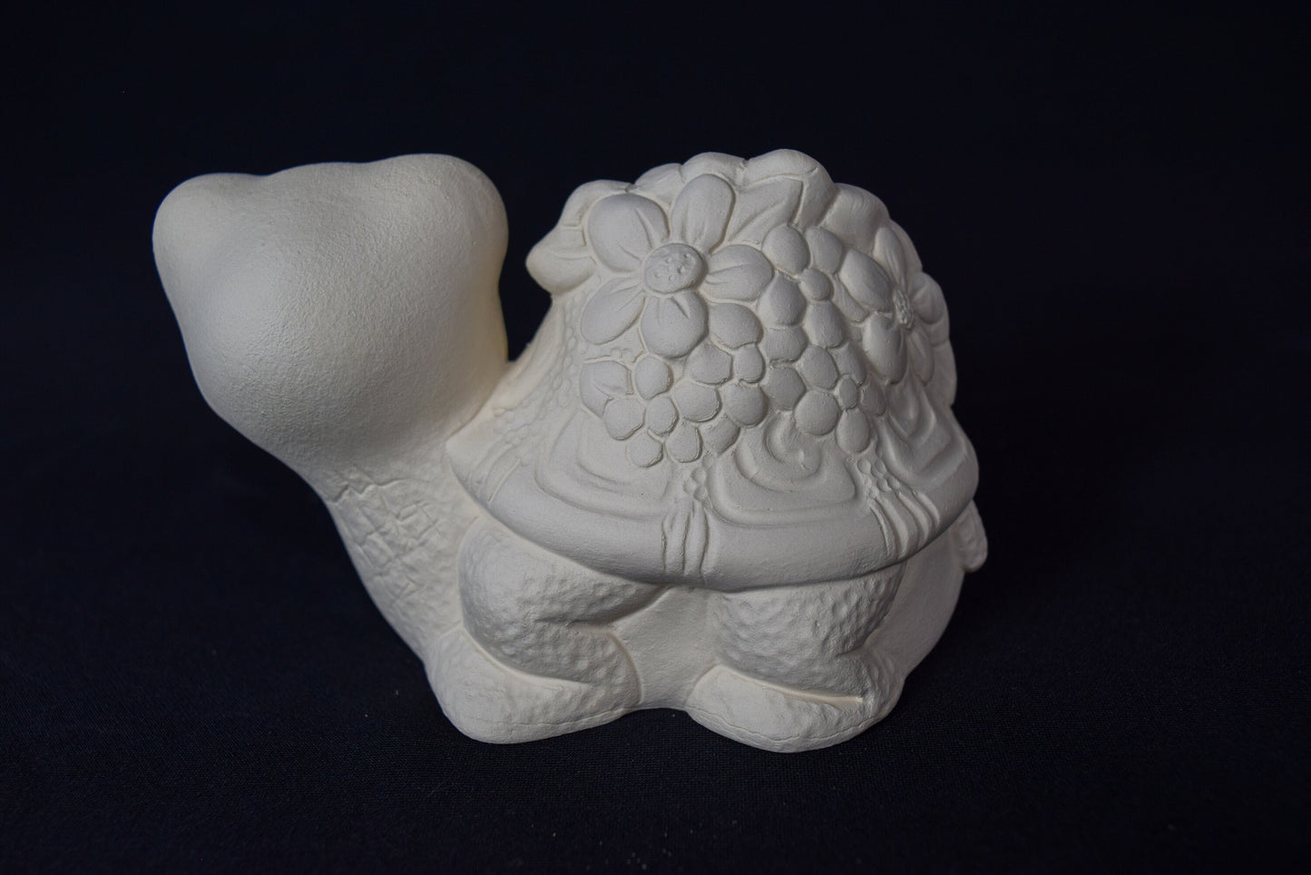 Small Flower Turtle | Unpainted Ceramic Bisque | Turtle Painting Kit | Kid's Paint Party | Cute Flower Turtle | Clay Magic | DIY Crafts