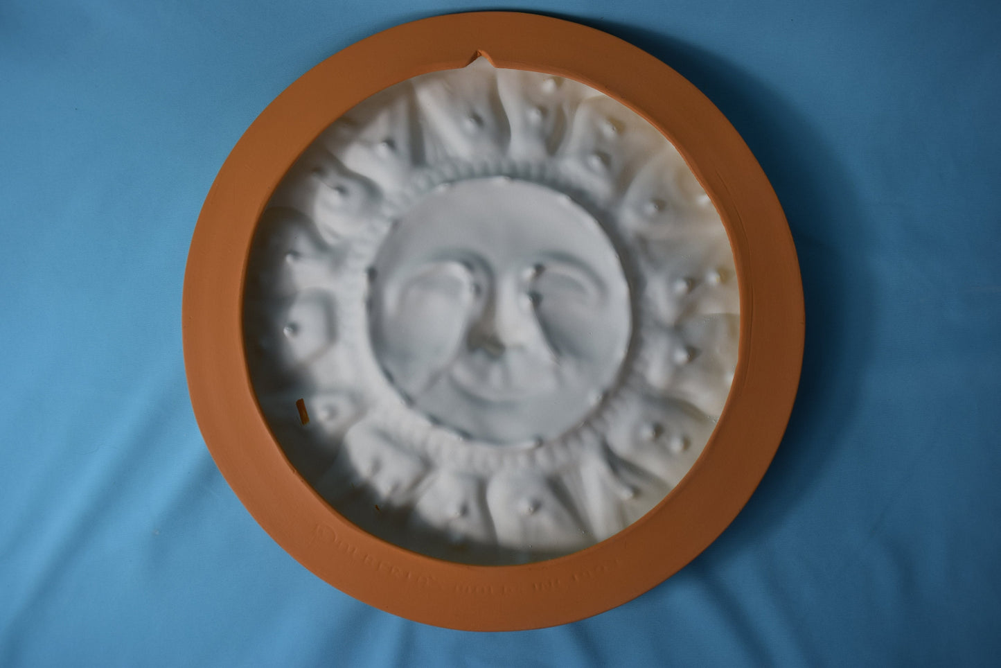 Vintage Boho Sun | Large Door Hanger | Ceramic Garden Art | Entryway Wall Art