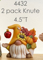 Unpainted Small Knute | Clay Magic | Fall Gonk | Do It Yourself Paint Project | Paint Your Own Gnome | Kid's Paint Party | DIY Crafts