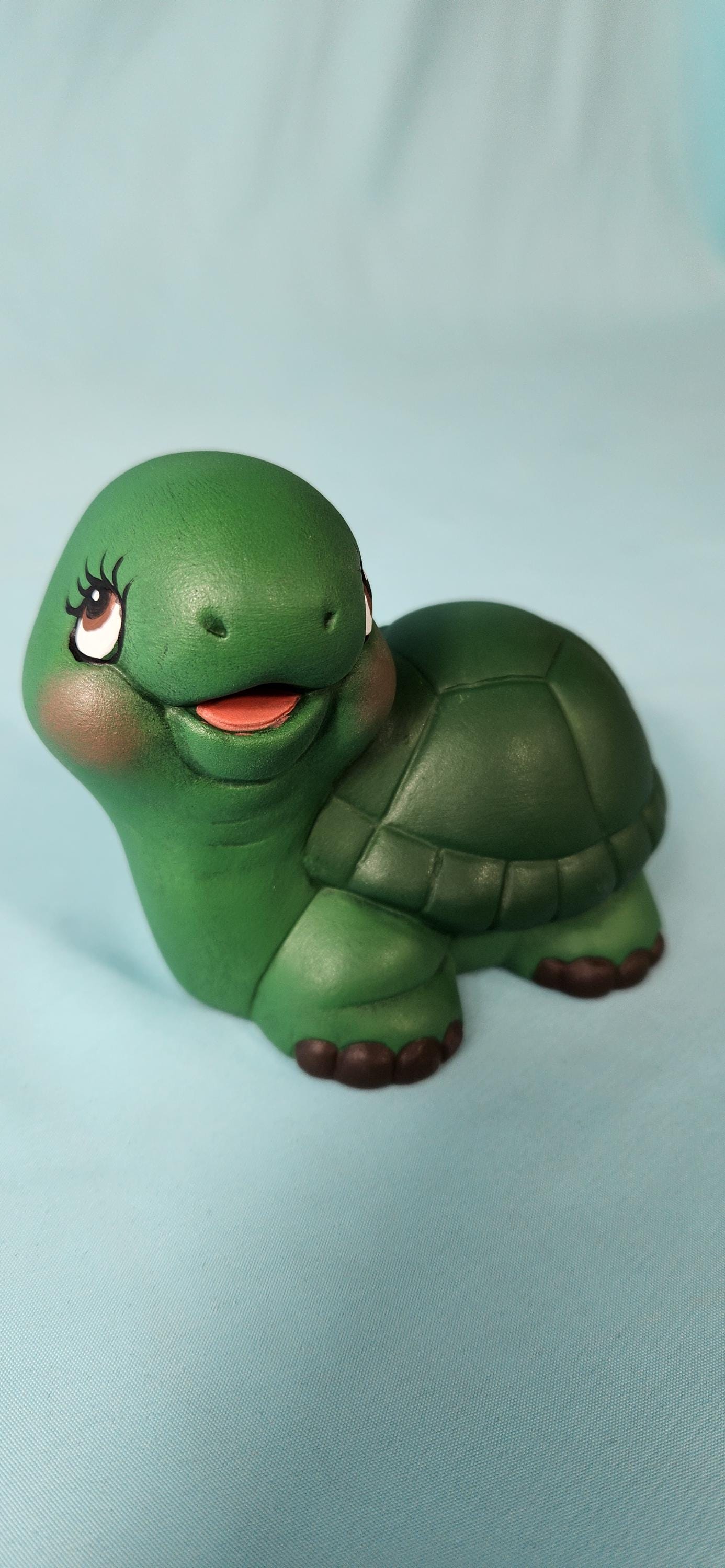 Cute Ceramic Turtle | Yard Turtle | Woodland Ceramics