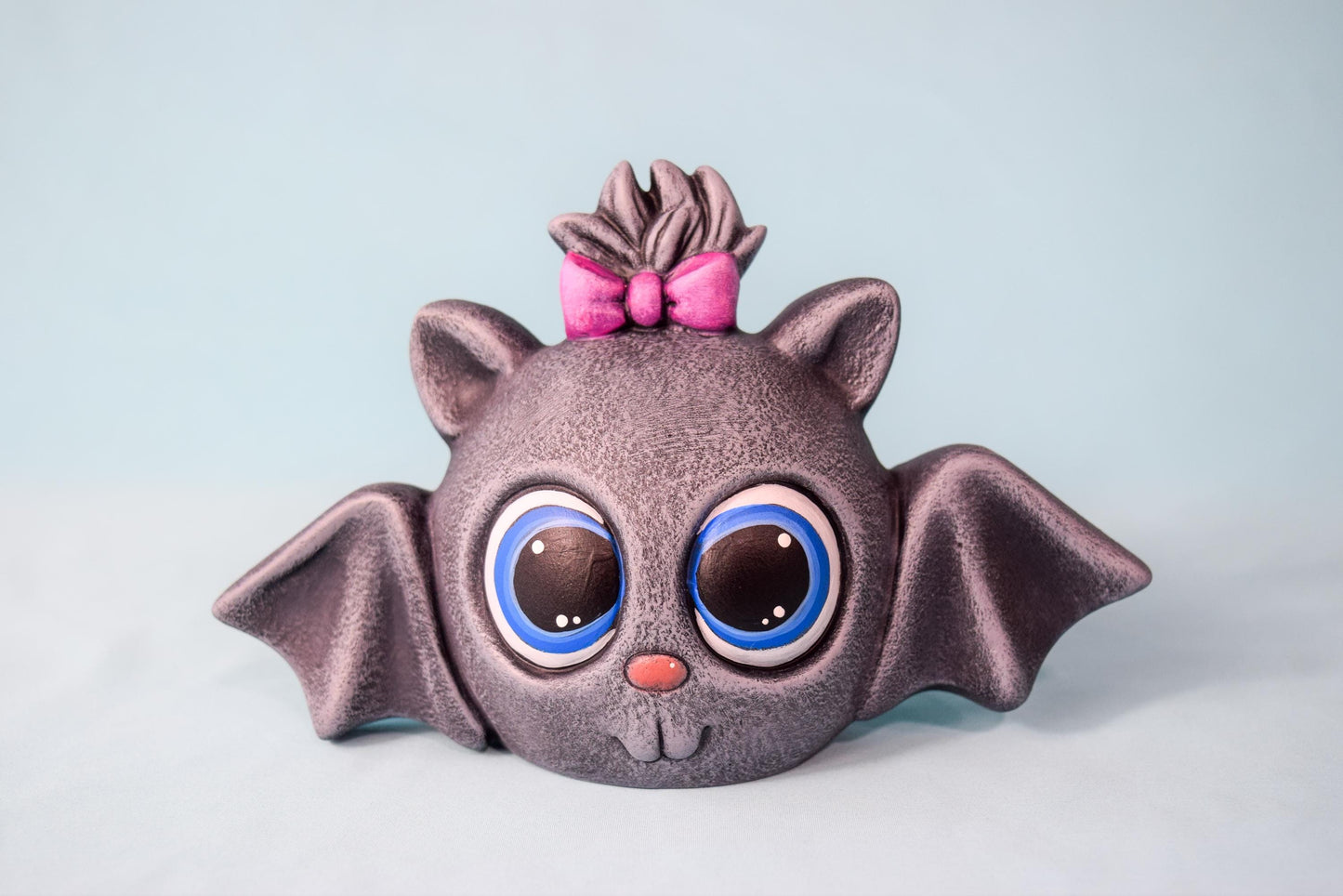 Halloween Hairbow Bat | Unpainted Ceramic Bisque | Do It Yourself | Halloween Paint Party | Scrunchie Bat | Cute Halloween DIY Painting