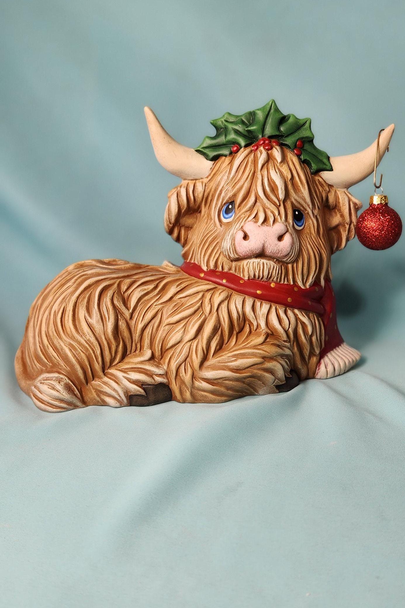 Beautiful Highland Christmas Cows