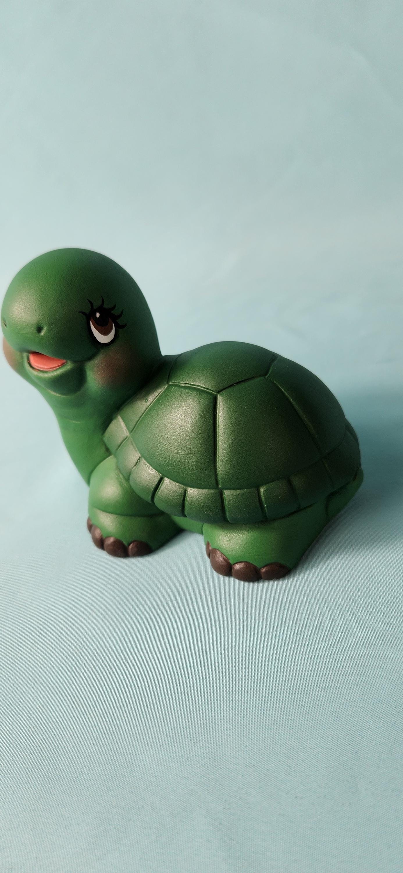 Cute Ceramic Turtle | Yard Turtle | Woodland Ceramics