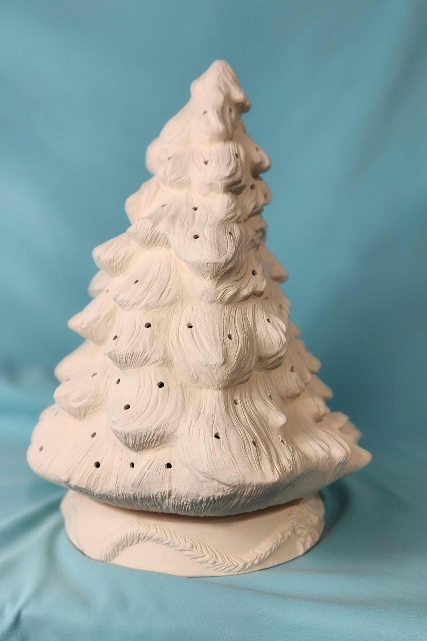 Majestic Bisque Father Christmas Tree | Paint Your Own Ceramic Santa Tree