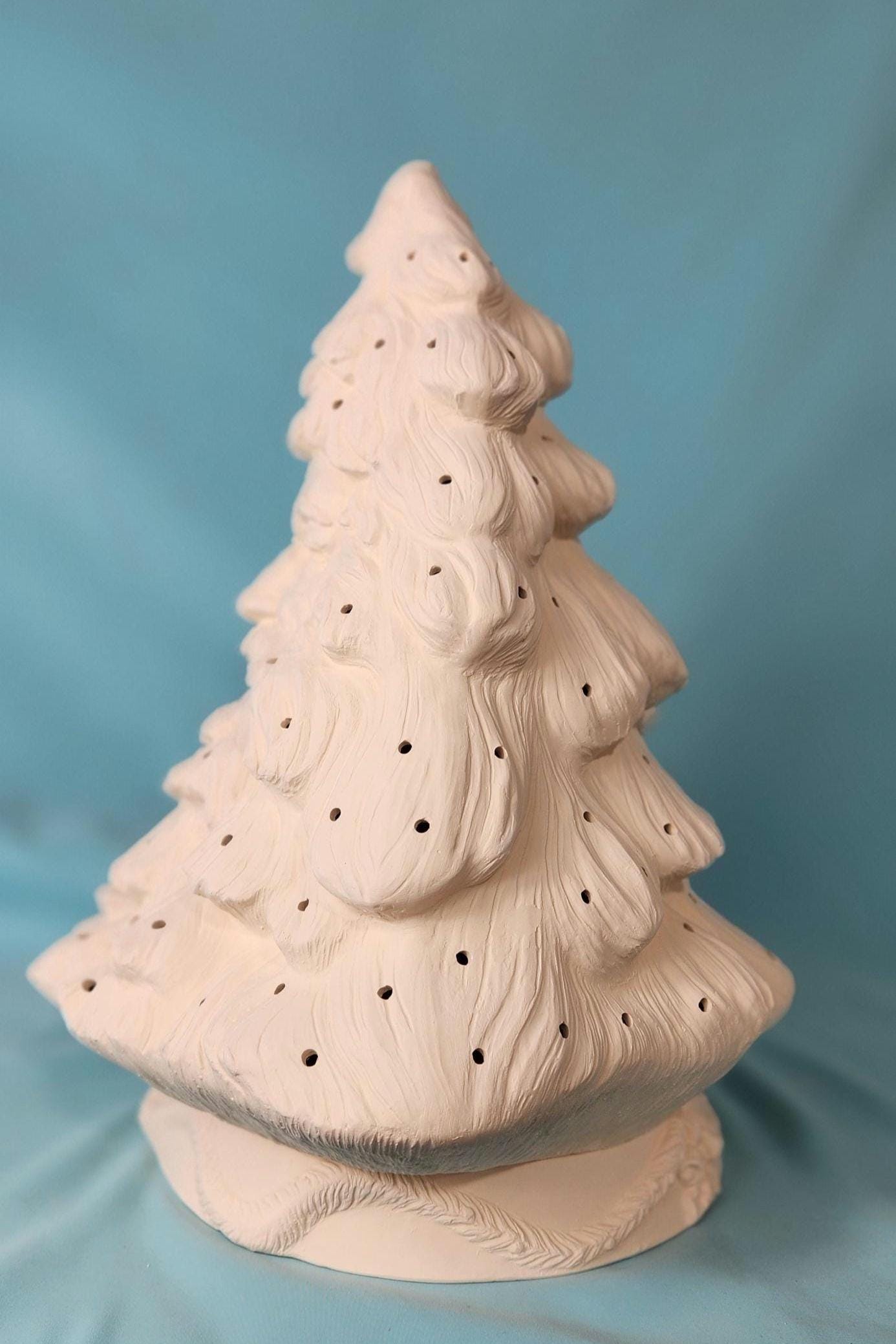 Majestic Bisque Father Christmas Tree | Paint Your Own Ceramic Santa Tree