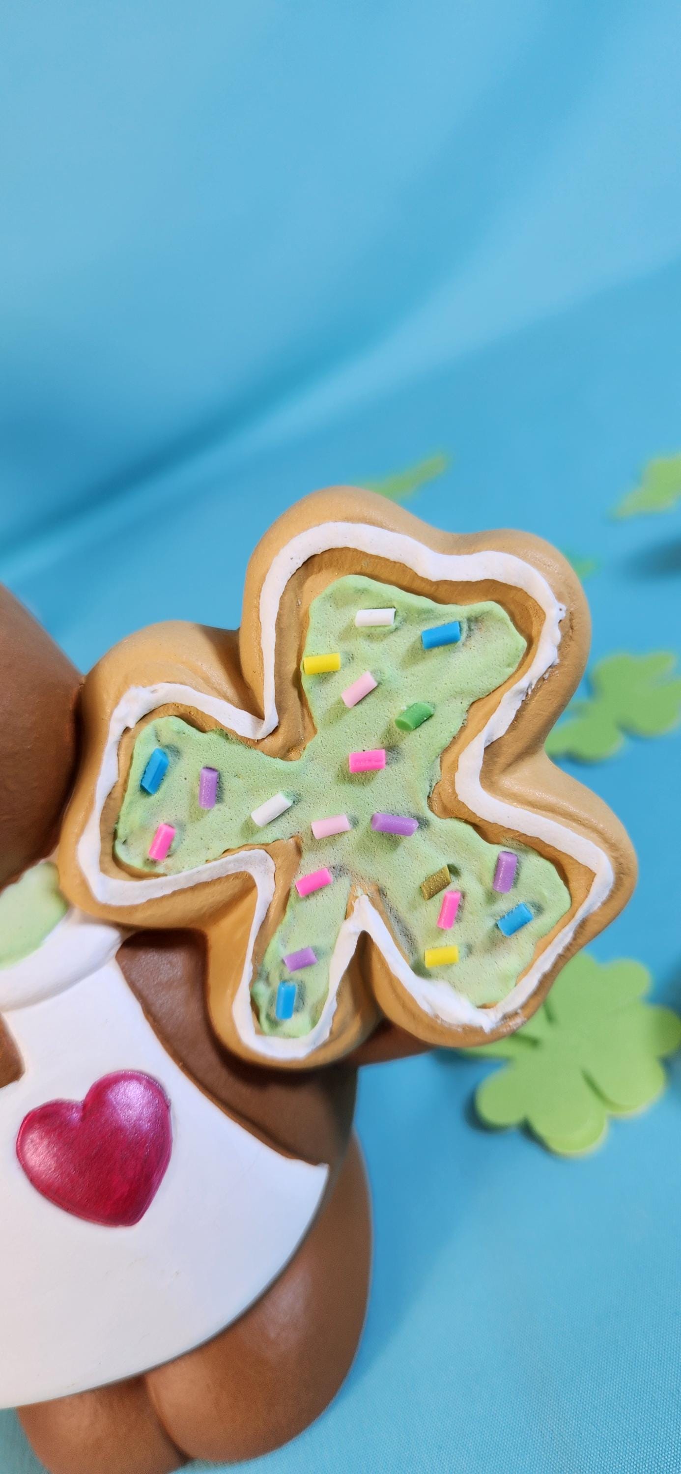 St. Patrick's Day Gingerbread Baker | Gift For Baker | Rainbow and Clover