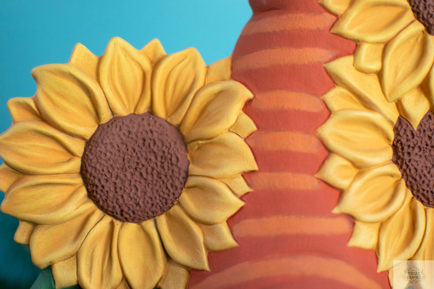 Sunflower Gnome | Large Garden Gnome | Sunny The Gnome - Teresa&#39;s Ceramics