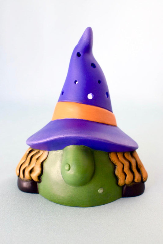 Ceramic Witch | Halloween Gnome - Teresa&#39;s Ceramics