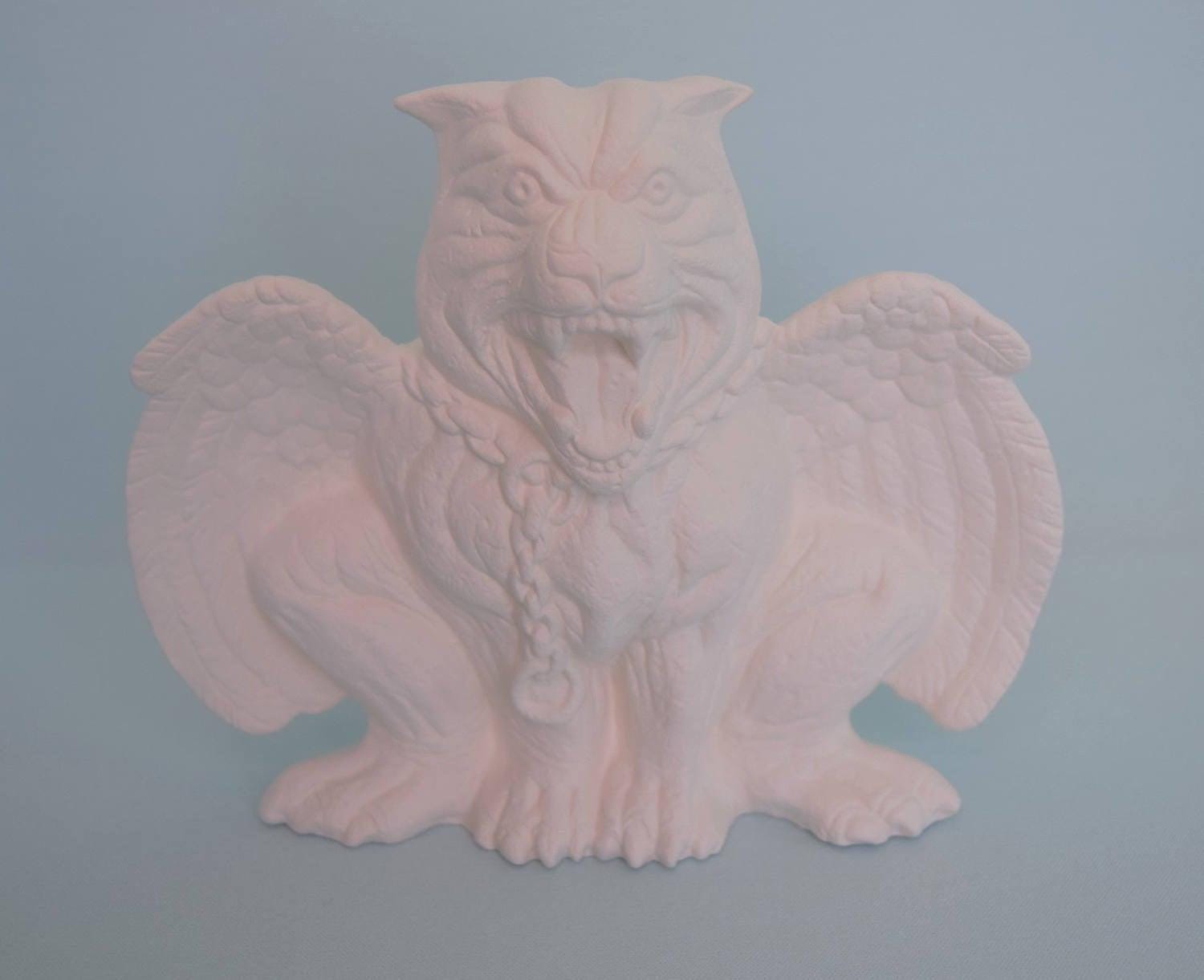 Ceramic Gargoyle | DIY Paint Project | Bisqueware - Teresa&#39;s Ceramics