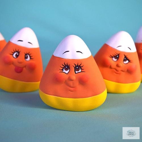 Candy Corn Cuties | Halloween Candy Decor - Teresa&#39;s Ceramics