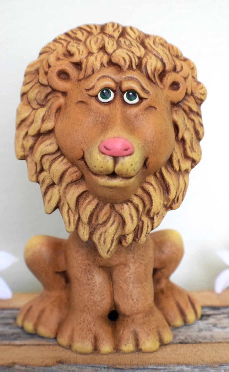 Bisque Lion | DIY Paint Project - Teresa&#39;s Ceramics