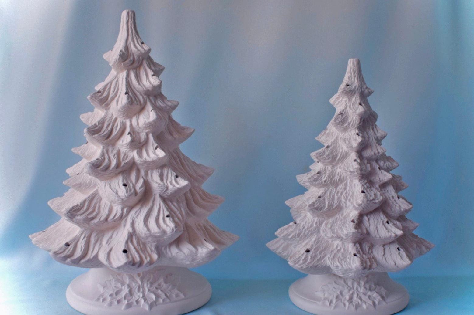 DIY Vintage Style | Ceramic Christmas Tree Light | 19&quot; - Teresa&#39;s Ceramics