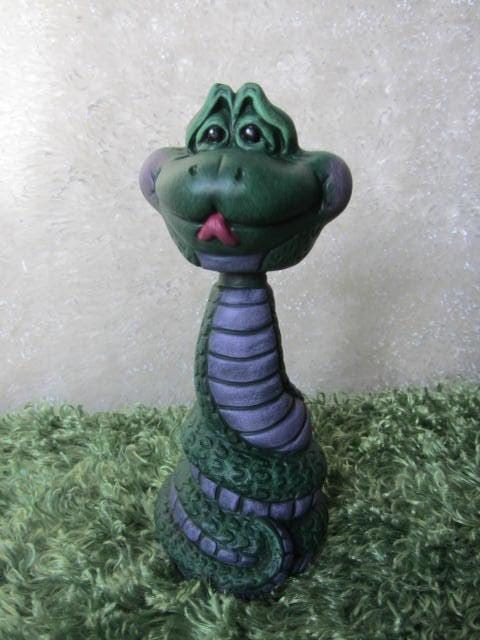 DIY Bobble Head | Bisque Snake - Teresa&#39;s Ceramics