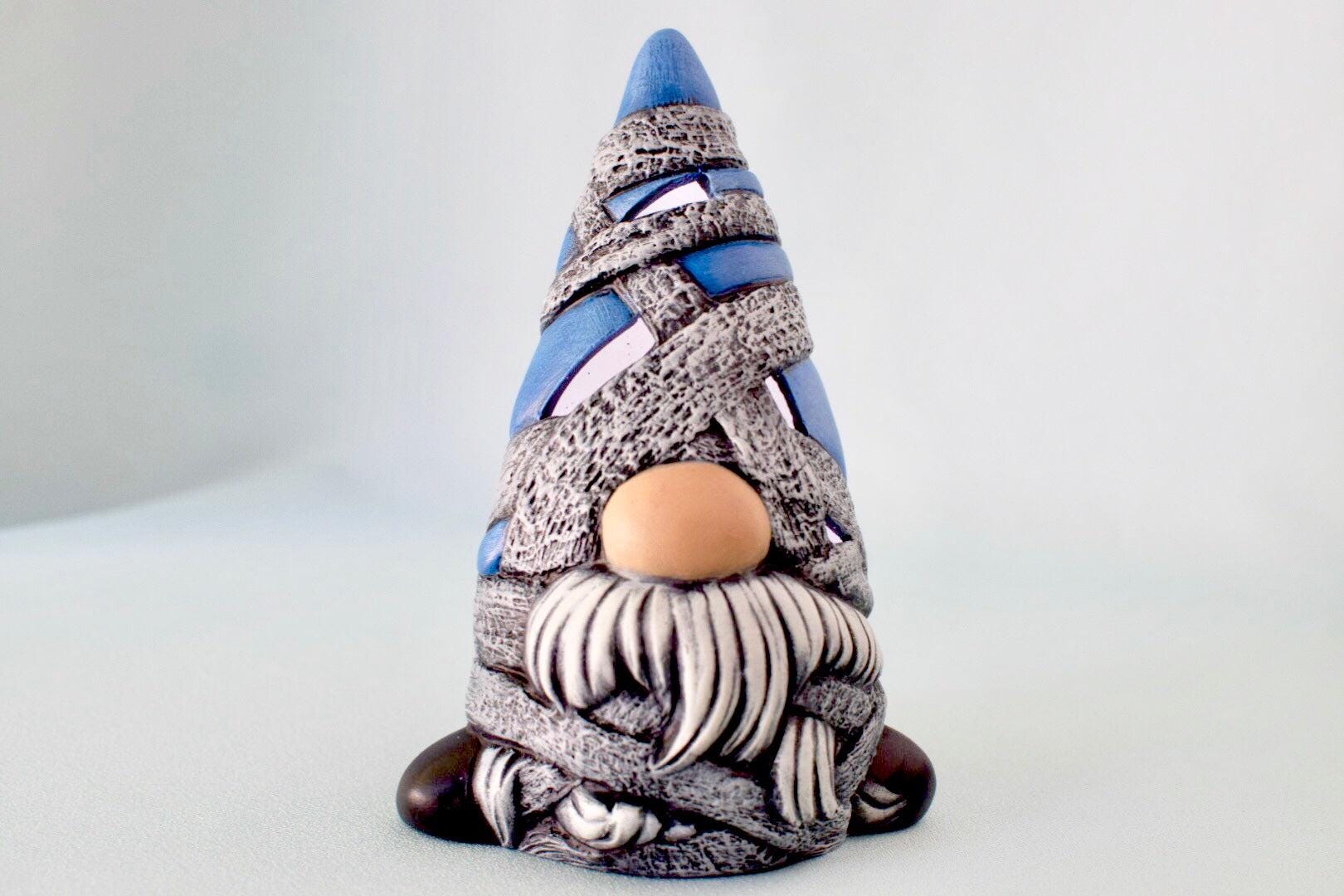 Ceramic Halloween Mummy Gnome - Teresa&#39;s Ceramics