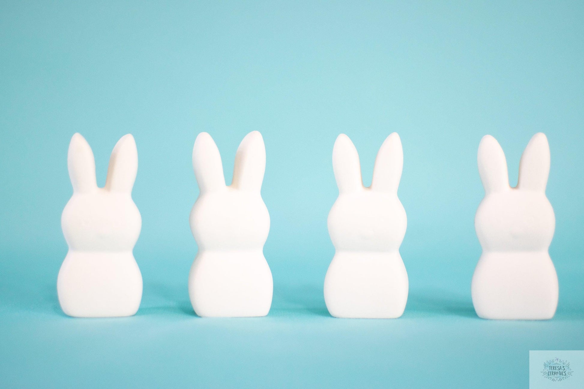 DIY Peep Easter Bunnies | Ready To Paint - Teresa&#39;s Ceramics