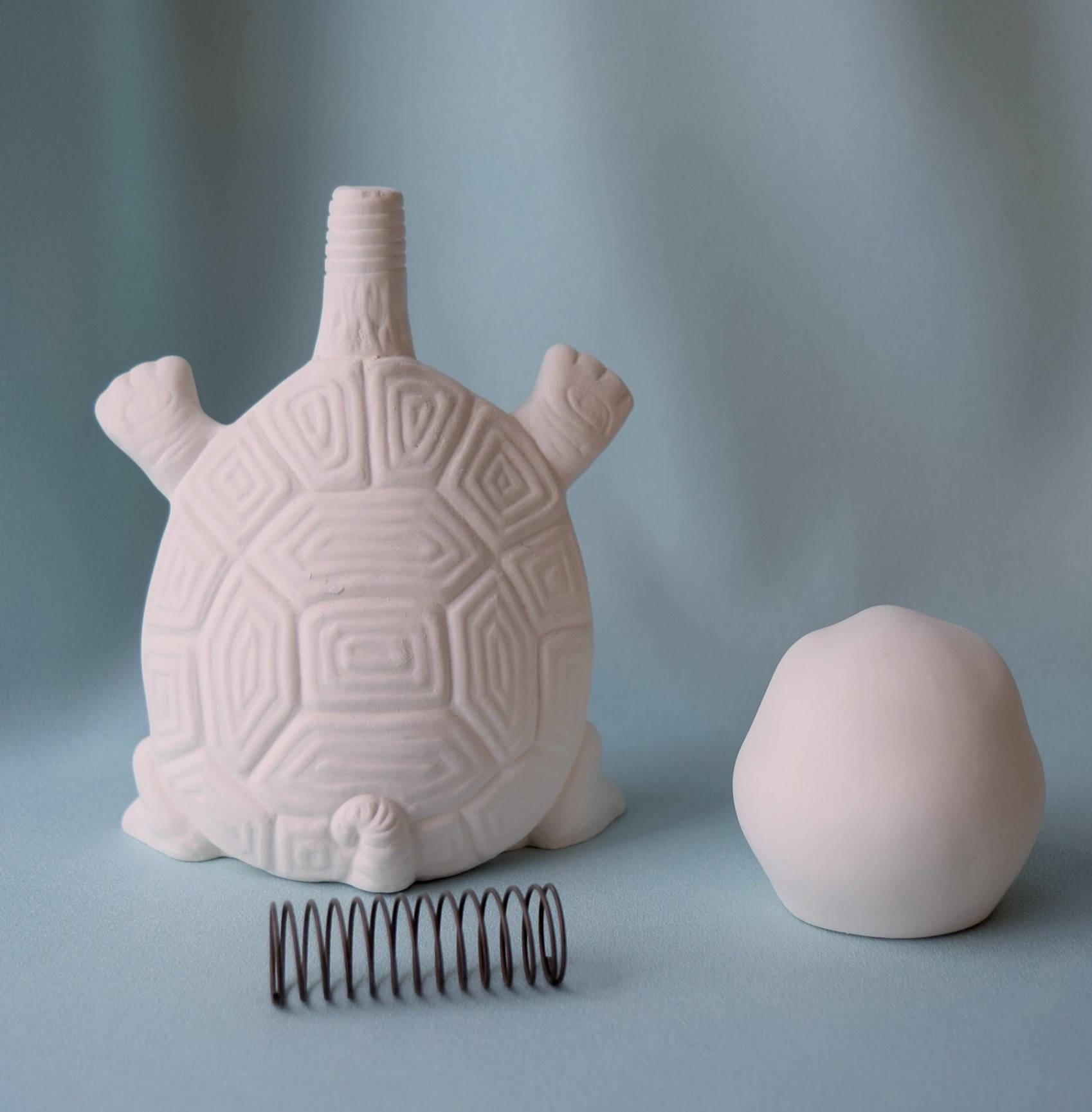 Bisque Bobble Head | DIY Turtle - Teresa&#39;s Ceramics