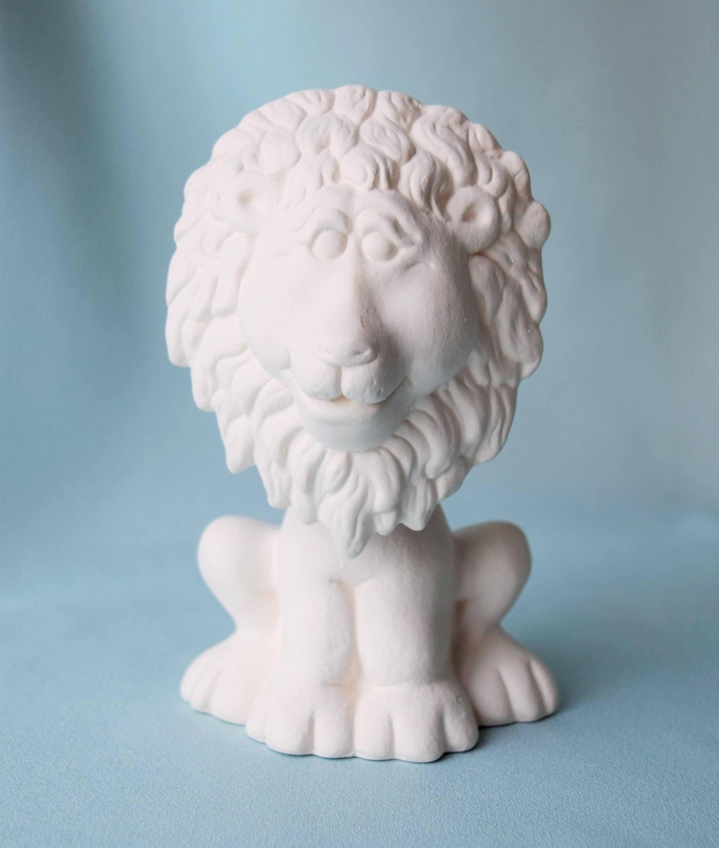 Bisque Lion | DIY Paint Project - Teresa&#39;s Ceramics