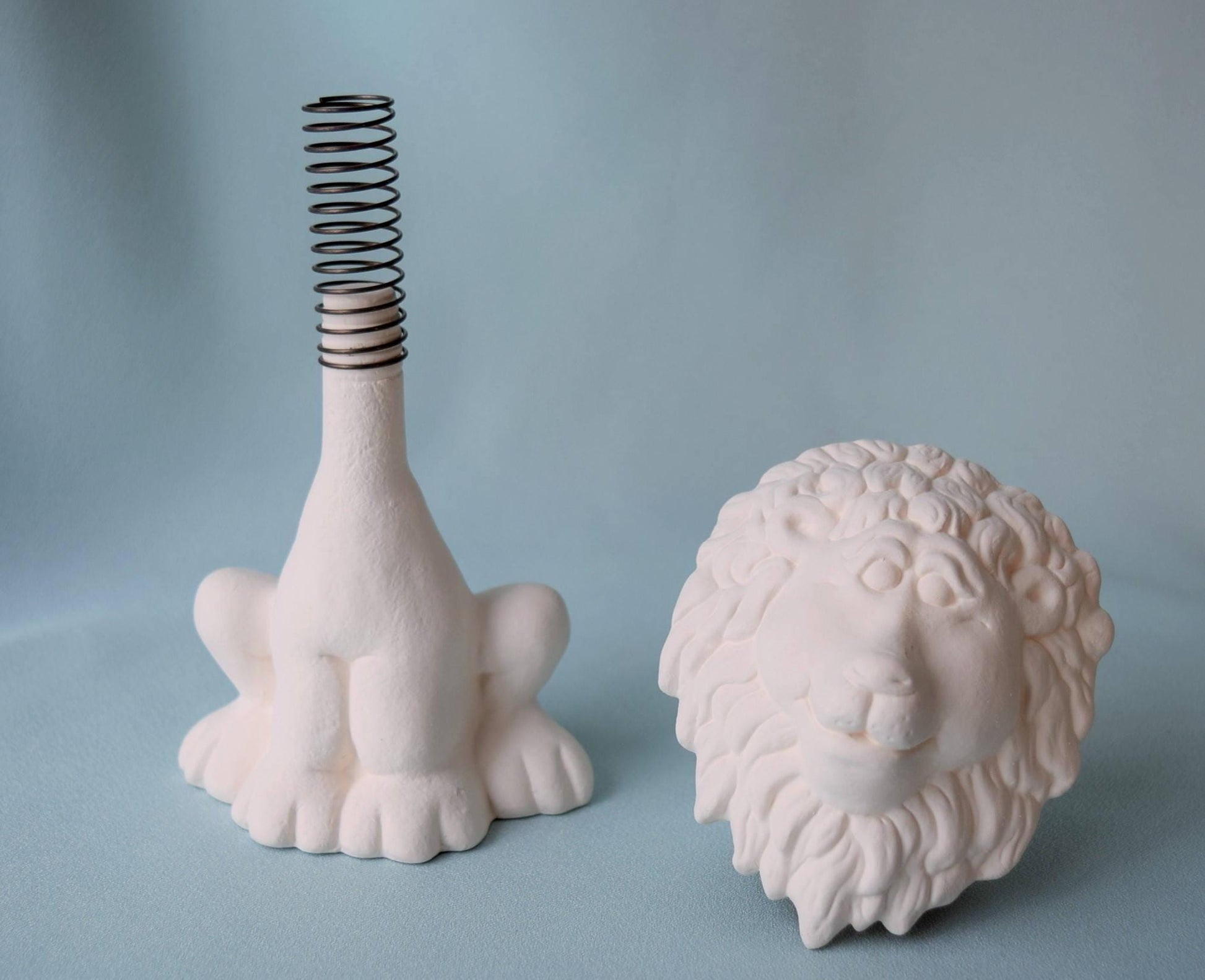 Bisque Lion | DIY Paint Project - Teresa&#39;s Ceramics