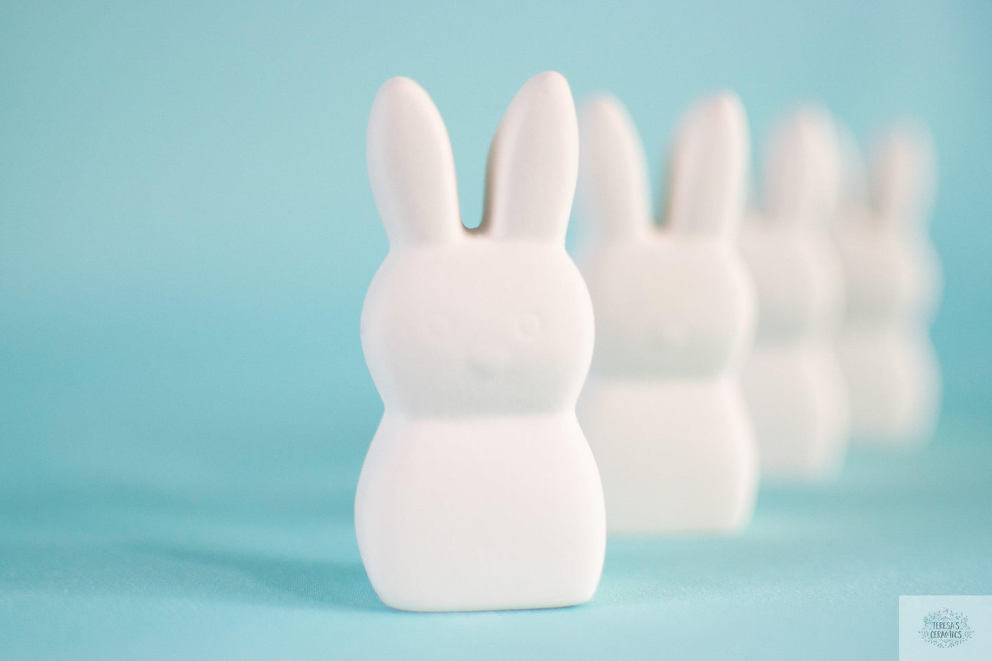 DIY Peep Easter Bunnies | Ready To Paint - Teresa&#39;s Ceramics