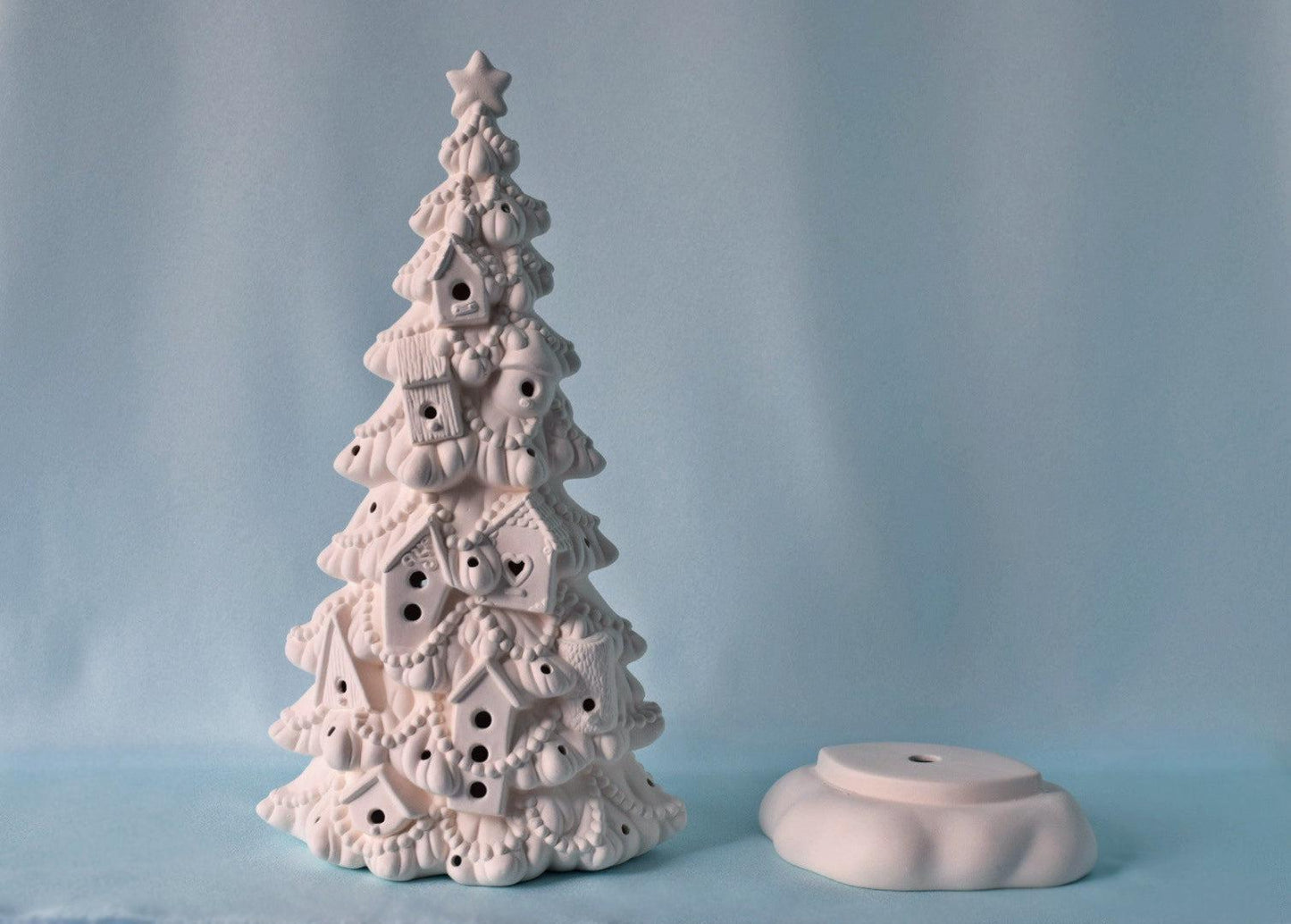 DIY Bisque Birdhouse | Ceramic Christmas Tree - Teresa&#39;s Ceramics