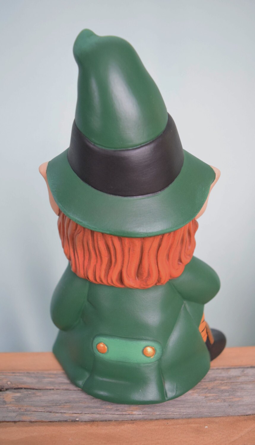 Leprechaun - St. Patricks day - Irish - Lucky - redhead - Home Decor - Ireland - Statue - Fairy Tale - Folklore - Wise