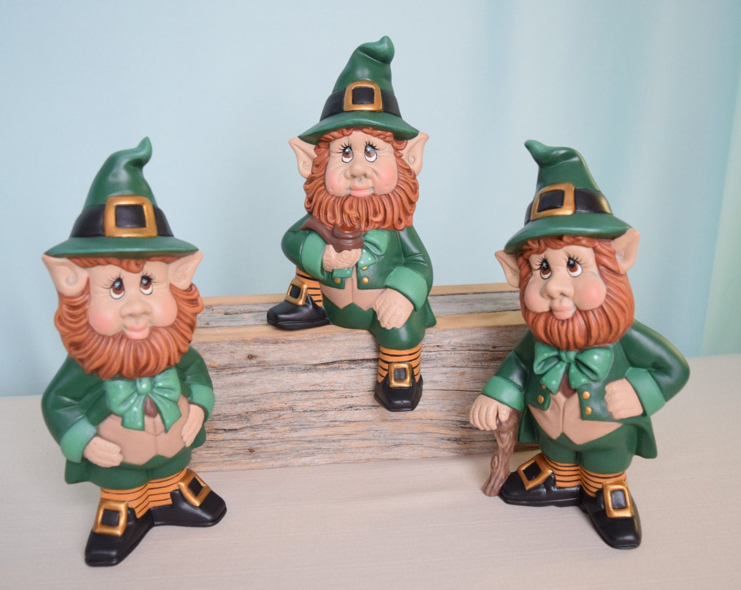 Leprechaun - St. Patricks day - Irish - Lucky - redhead - Home Decor - Ireland - Statue - Fairy Tale - Folklore - Wise