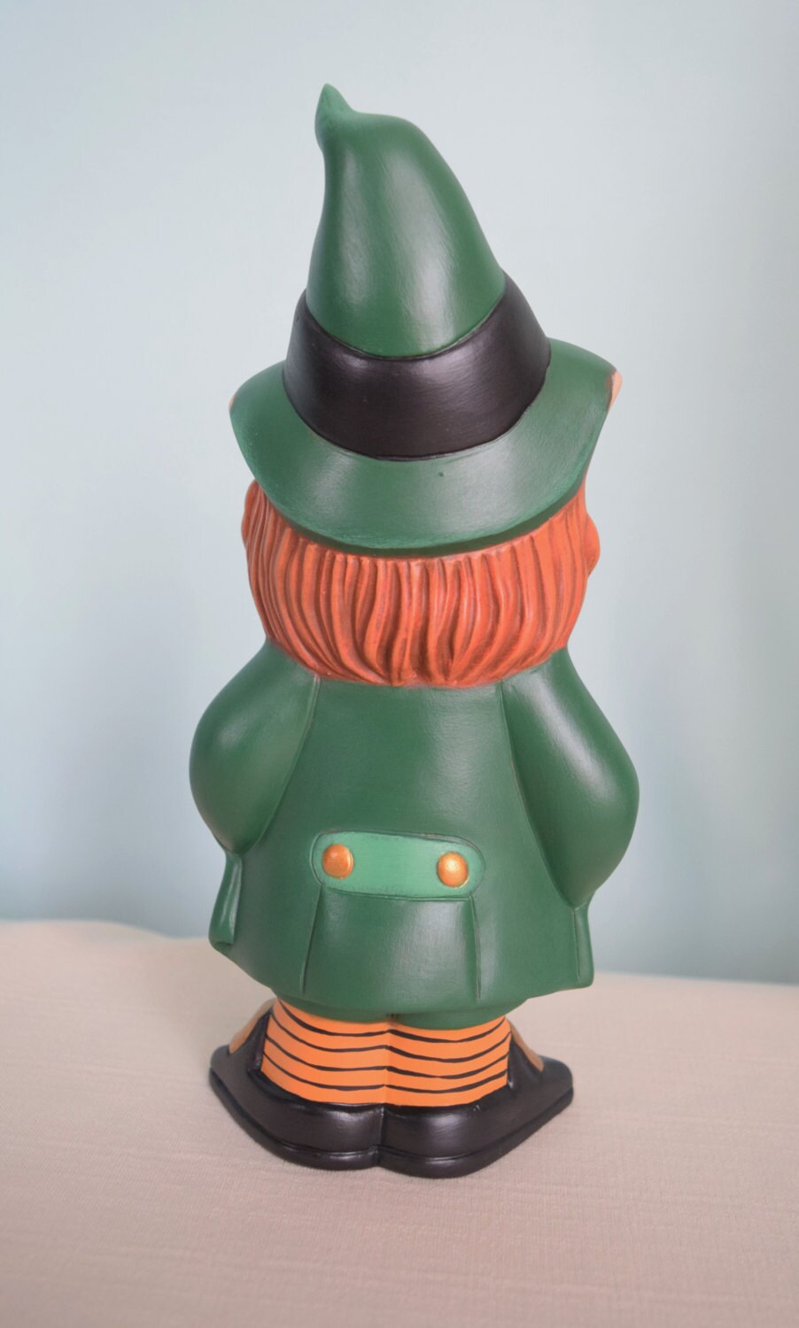 Leprechaun - Garden Decor - Saint Patrick's Day - Ceramic - Home Decor - Whimsical - Irish - Family Heirloom - Fairy Tale - Ireland