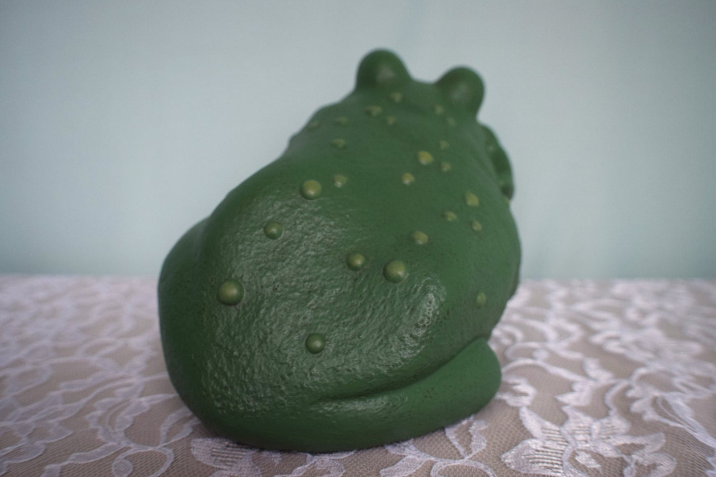 Hear No Evil Frog - Garden Frog - Ceramic Frog - Yard Art - Patio Decor - Garden Decor - Gardening Frog - Outdoor Frog - Cute Frog